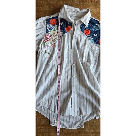 Claire la Faye Button down long sleeve shirt men's size 16.5 vintage - Picture 7 of 10